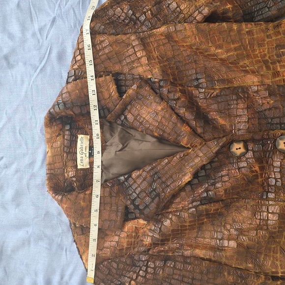 Lena Gabrielle Faux Alligator Blazer Jacket - Picture 7 of 12